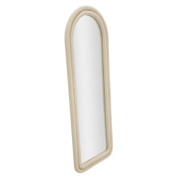 MIROIR MURAL CLOE VELOURS CRÈME CM 60X4X160