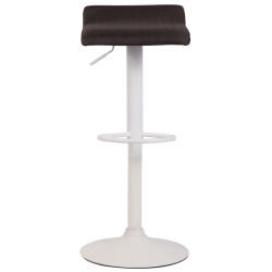 Tabouret de bar Dyn V2 en tissu gris foncé