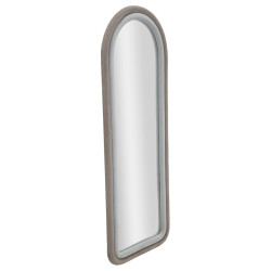 MIROIR MURAL CLOE VELOURS GRIS CM 60X4X160