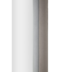 MIROIR MURAL CLOE VELOURS GRIS CM 60X4X160