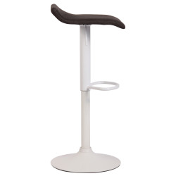 Tabouret de bar Dyn V2 en tissu gris foncé