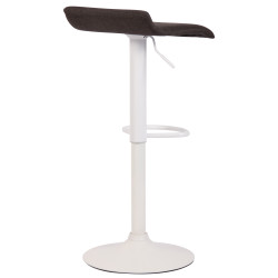 Tabouret de bar Dyn V2 en tissu gris foncé