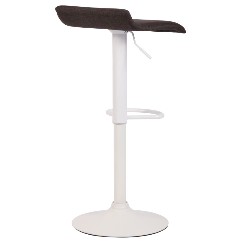 Tabouret de bar Dyn V2 en tissu gris foncé