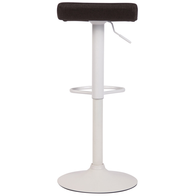 Tabouret de bar Dyn V2 en tissu gris foncé