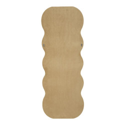 MIROIR MURAL EN VELOURS DORÉ EMILY CM 60X6X160 (DIMENSION DU MIROIR CM 42X144)