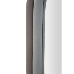 MIROIR SILENCIEUX ANTONY VELOURS GRIS/MIX CM 60X4X90