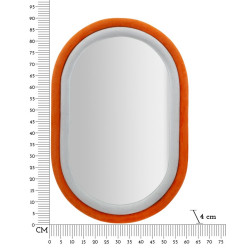 MIROIR SILENCIEUX ANTONY VELVET ORANGE/MIX CM 60X4X90