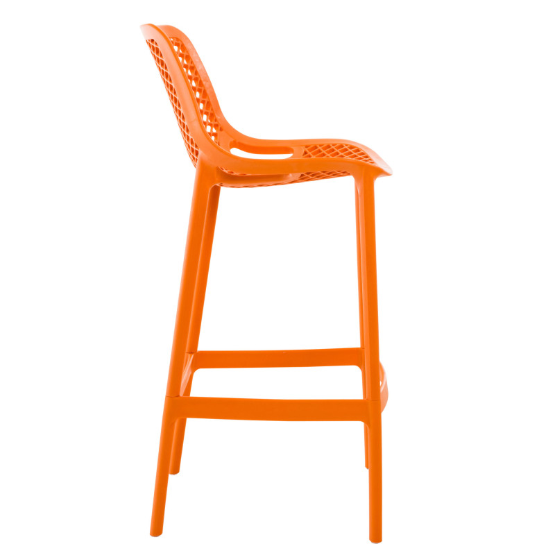 Ensemble de 2 tabourets de bar Air orange