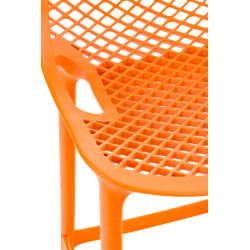 Ensemble de 2 tabourets de bar Air orange