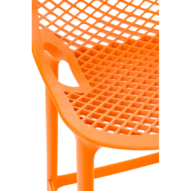 Ensemble de 2 tabourets de bar Air orange