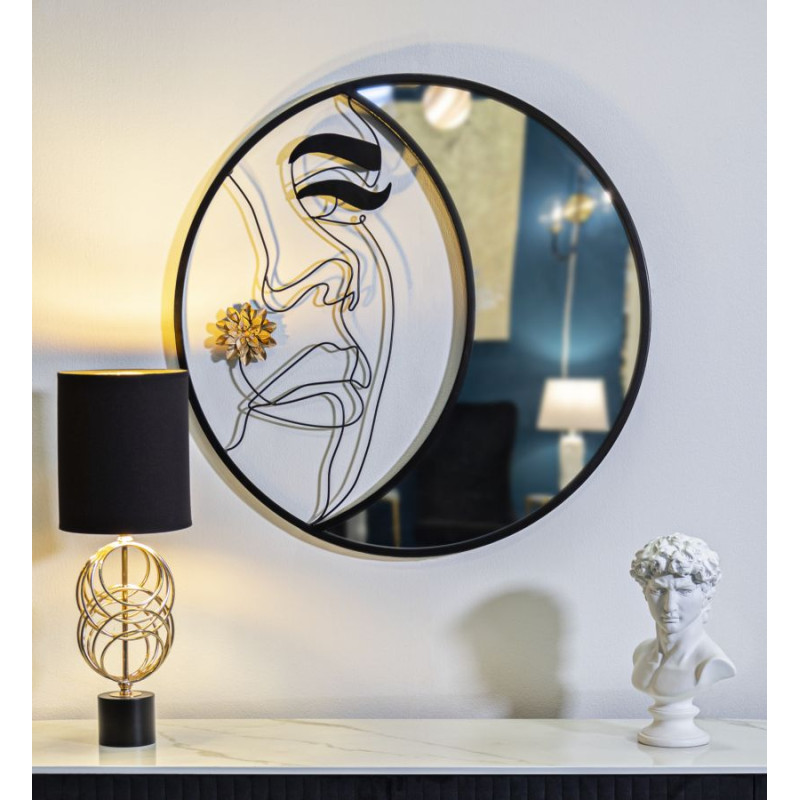 MIROIR MURAL MELLY CM Ø 80X3,8