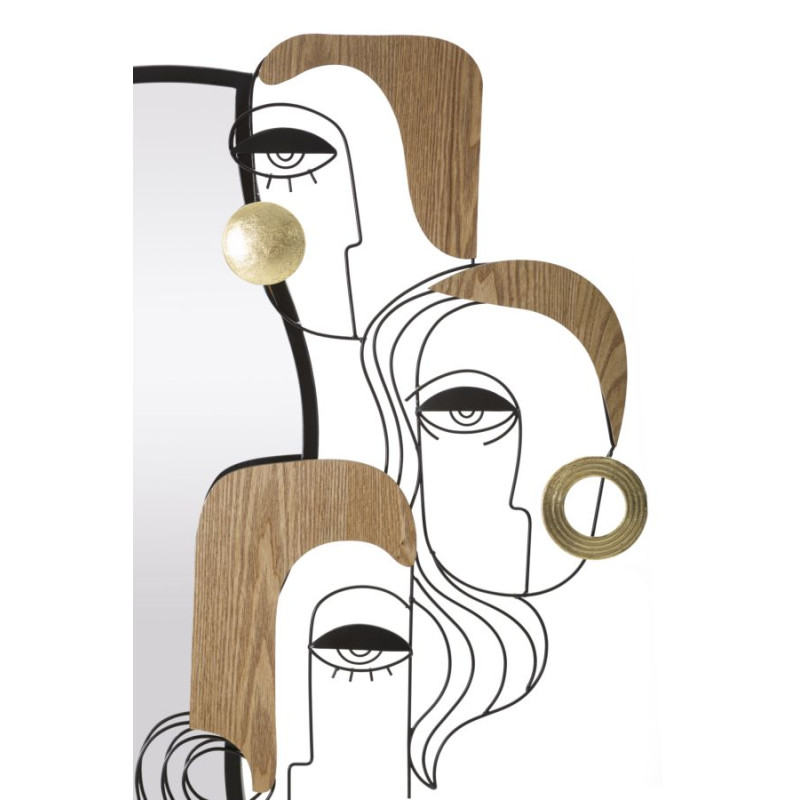 MIROIR MURAL PICASSY CM 83X5X80