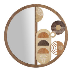 MIROIR MURAL BLOCK CM Ø 80X3