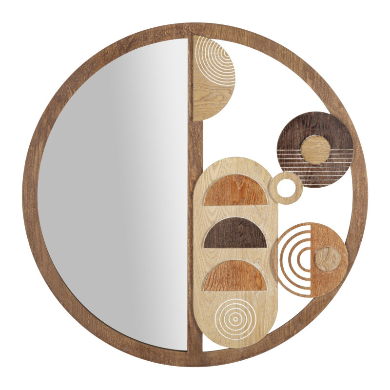 MIROIR MURAL BLOCK CM Ø 80X3