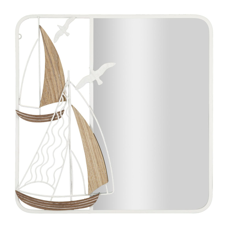 MIROIR MURAL ADRIATIQUE CM 60X4,4X60