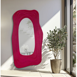 MIROIR MURAL DAFNE FUCHSIA CM 90X4X165