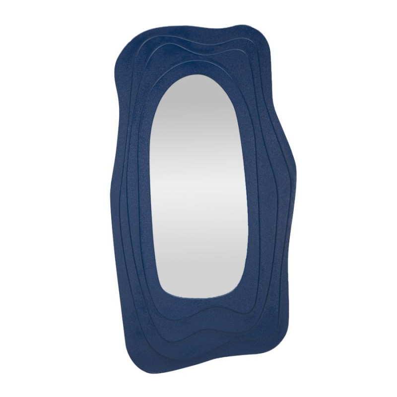 MIROIR MURAL BLEU DAFNE CM 90X4X165