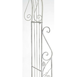 Arc de roses Aurore blanc antique