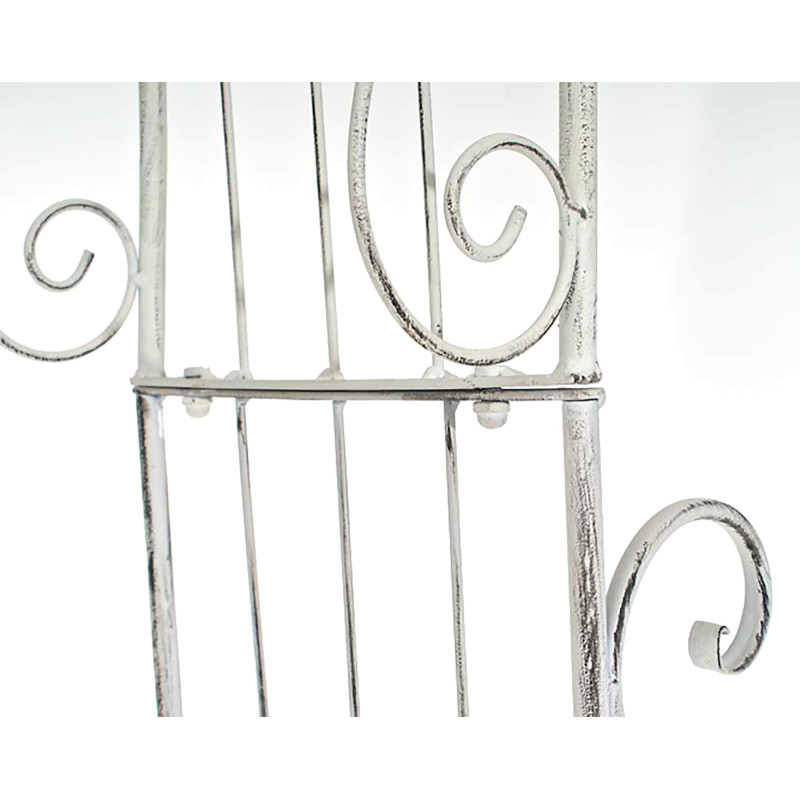 Arc de roses Aurore blanc antique