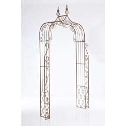 Arc de roses Aurore brun antique