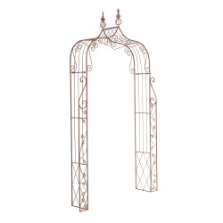 Arc de roses Aurore brun antique