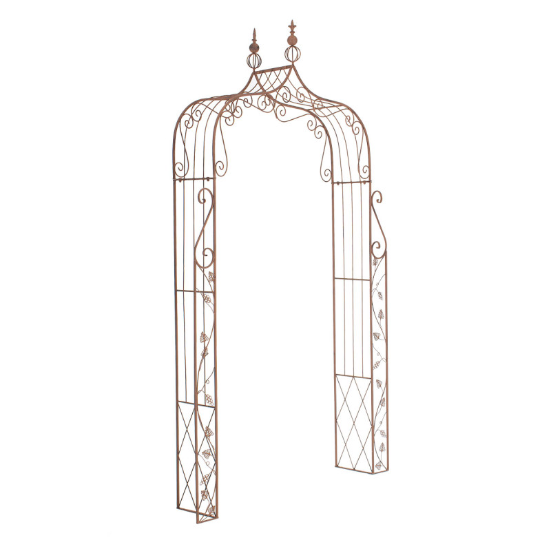 Arc de roses Aurore brun antique