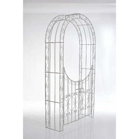 Arco da Giardino Sina con Porta bianco antico