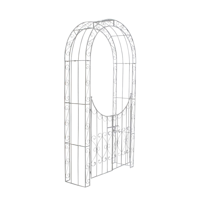 Arc de rose avec portail Sina blanc antique