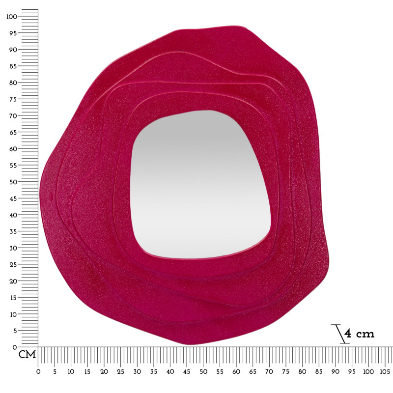 MIROIR MURAL DALIA FUCHSIA CM 90X4X97