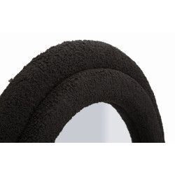 MIROIR MURAL NOIR TEDDY CM 60X4X160 (DIMENSION DU MIROIR CM 39X137)