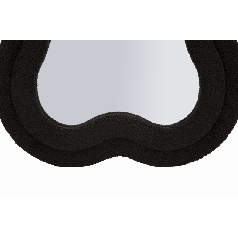 MIROIR MURAL NOIR TEDDY CM 60X4X160 (DIMENSION DU MIROIR CM 39X137)