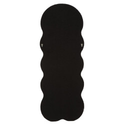 MIROIR MURAL NOIR TEDDY CM 60X4X160 (DIMENSION DU MIROIR CM 39X137)