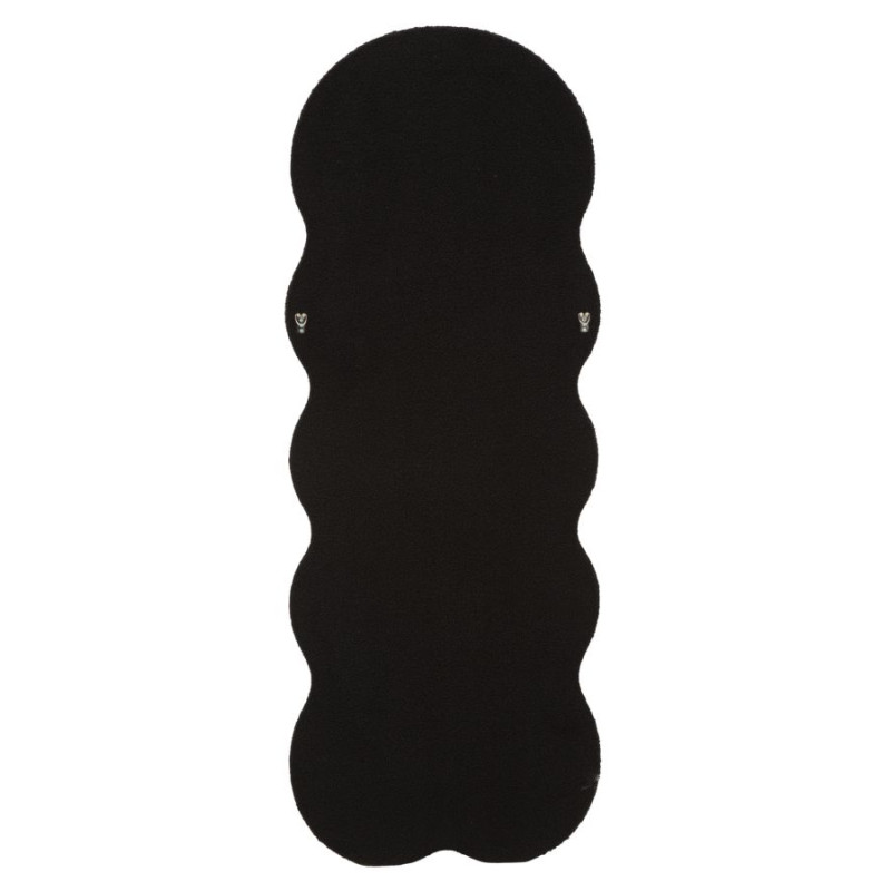 MIROIR MURAL NOIR TEDDY CM 60X4X160 (DIMENSION DU MIROIR CM 39X137)
