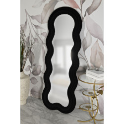 MIROIR MURAL NOIR TEDDY CM 60X4X160 (DIMENSION DU MIROIR CM 39X137)