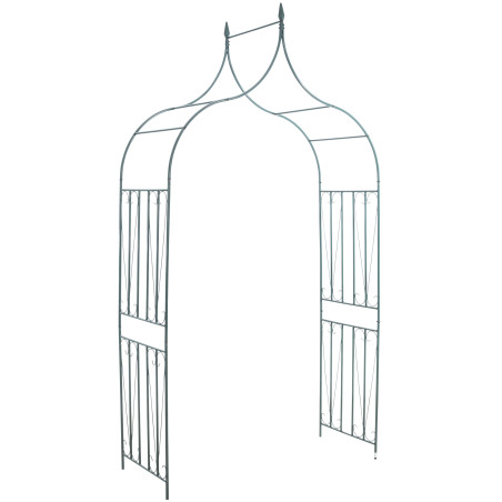 arche en forme de rose des années 60 vert