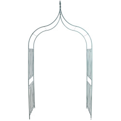 arche en forme de rose des années 60 vert