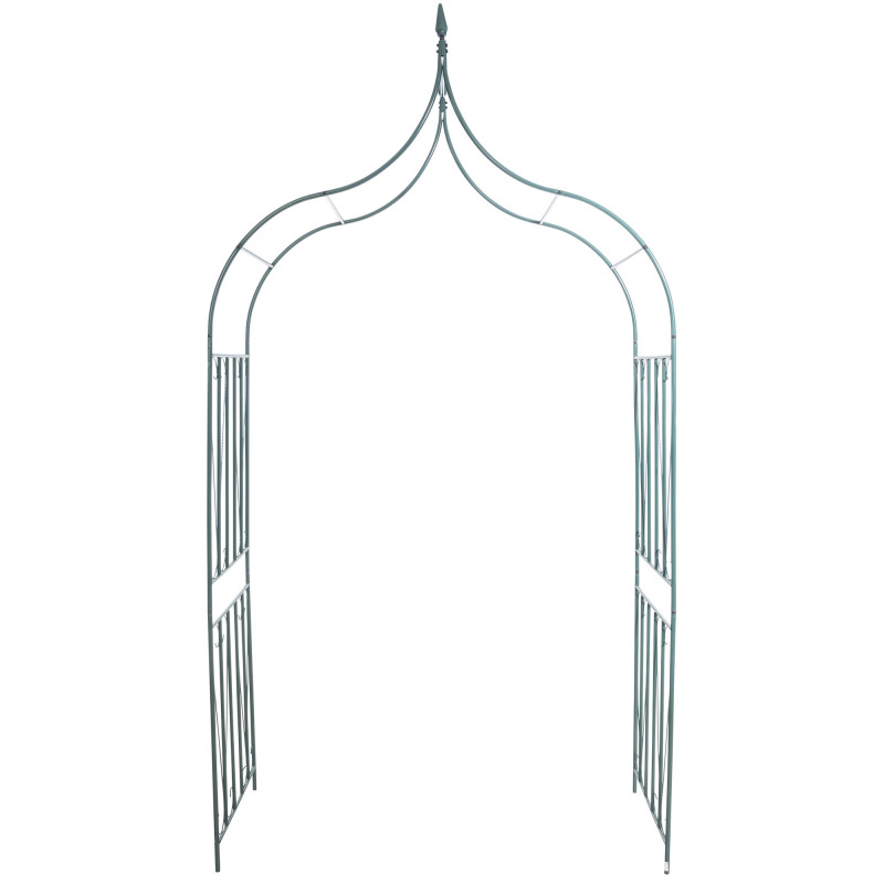 arche en forme de rose des années 60 vert