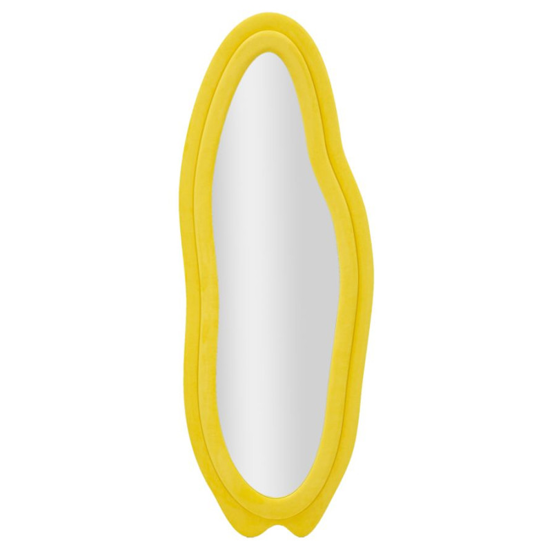 MIROIR MURAL JAUNE CHANEL CM 60X4X160