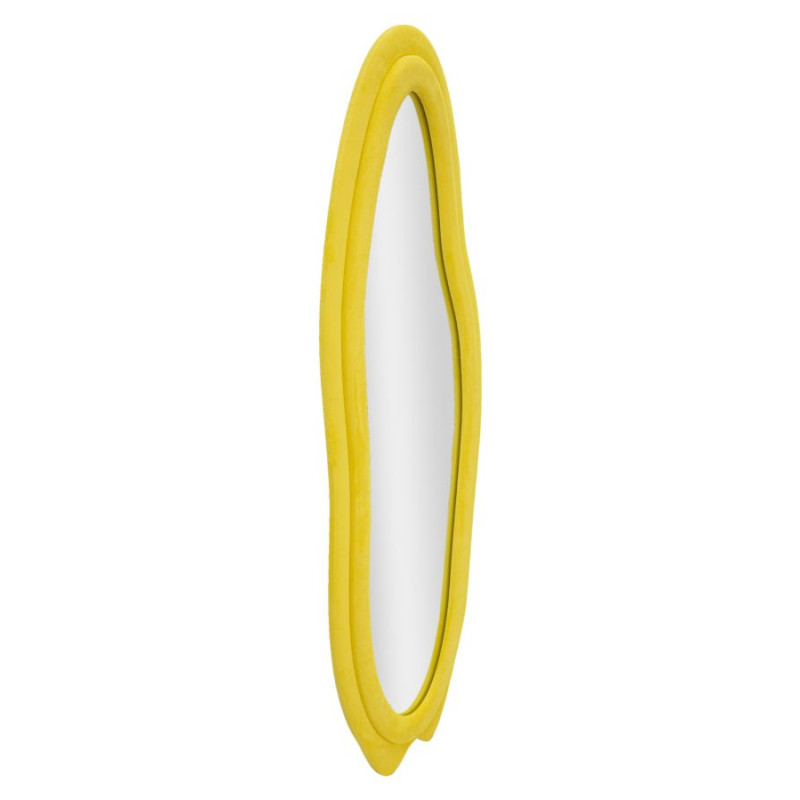 MIROIR MURAL JAUNE CHANEL CM 60X4X160