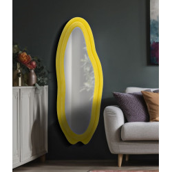 MIROIR MURAL JAUNE CHANEL CM 60X4X160