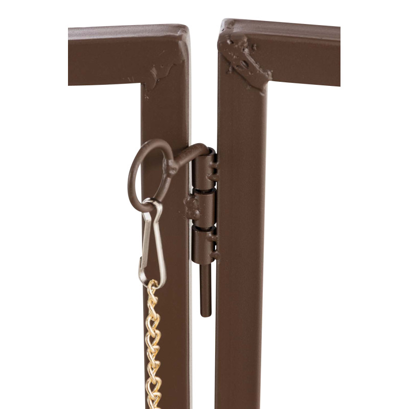 Louxor arche rose avec porte brun