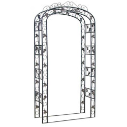 Arco de Flores En Estilo Rústico Negro