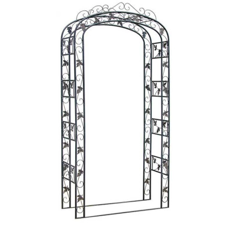 Arco de Flores En Estilo Rústico Negro