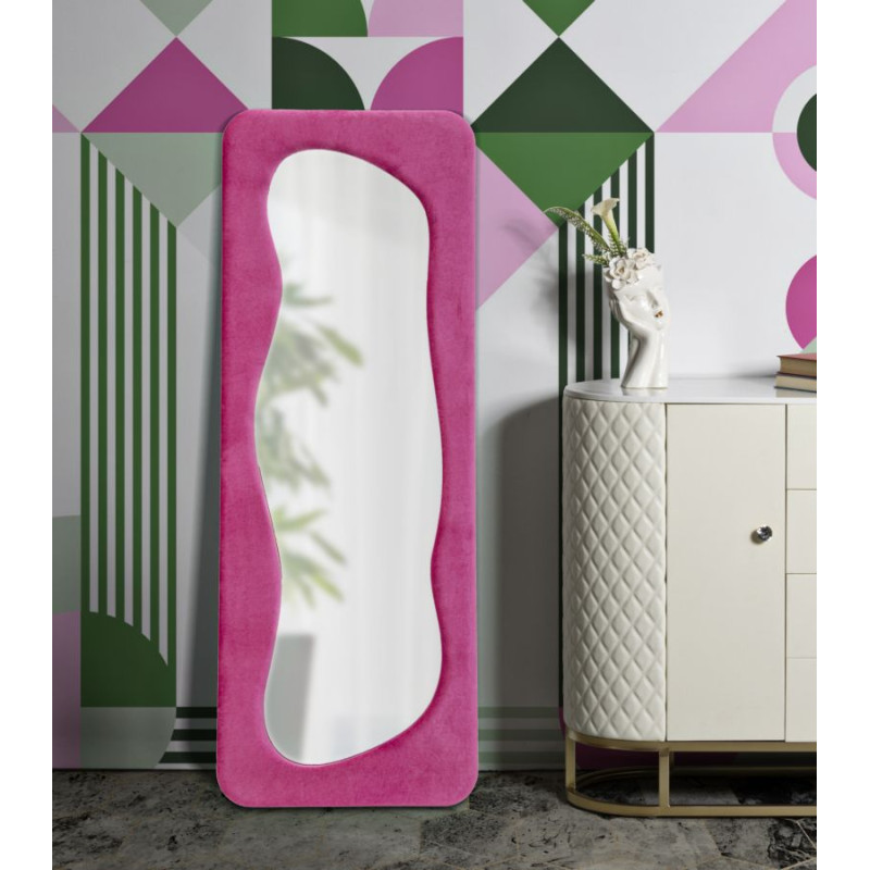 MIROIR MURAL THEODOR FUXIA CM 60X4X160