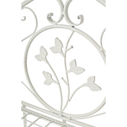 Estantería de Hierro Plegable Arona Blanco antiguo