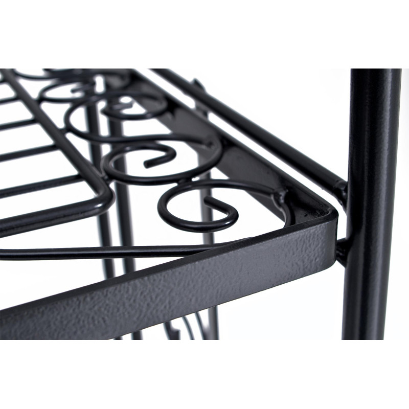 Estantería Decorativa de Hierro Ciara Negro