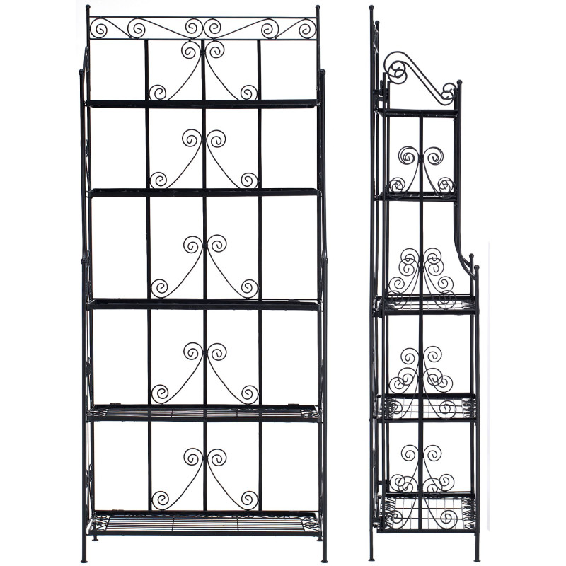 Estantería Decorativa de Hierro Ciara Negro