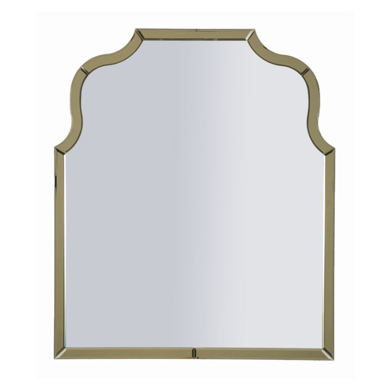 MIROIR MURAL DORÉ ANKARA (DIMENSION DU MIROIR CM 78X93)