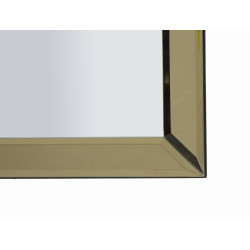 MIROIR MURAL DORÉ ANKARA (DIMENSION DU MIROIR CM 78X93)