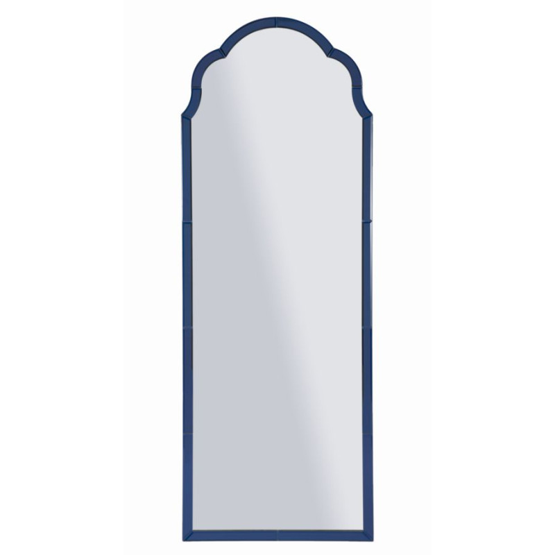 MIROIR MURAL BLEU TANGERI CM 55X2X150 (DIMENSION DU MIROIR CM 49X144)
